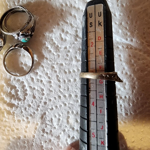 Vintage Sterling silver ring bundle sizes 2-4 - Picture 6 of 16